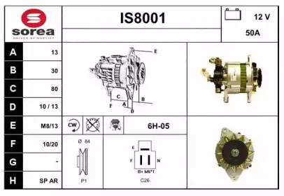 snra-is8001