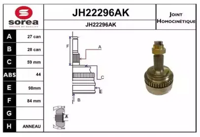 snra-jh22296ak