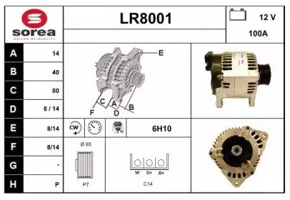 snra-lr8001