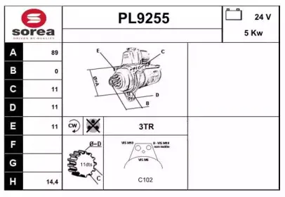 snra-pl9255