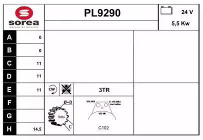 snra-pl9290