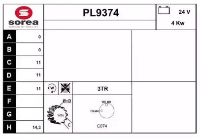 snra-pl9374