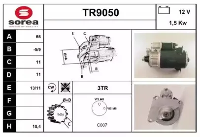 snra-tr9050