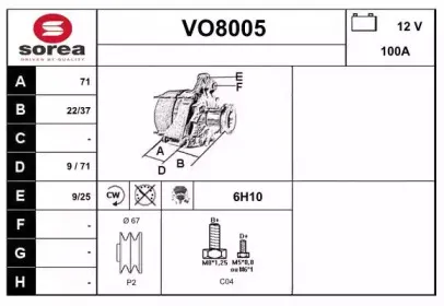 snra-vo8005