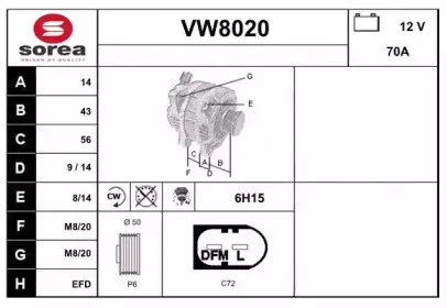 snra-vw8020