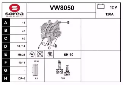snra-vw8050
