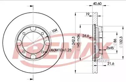 BD-2135 FREMAX Тормозной диск
