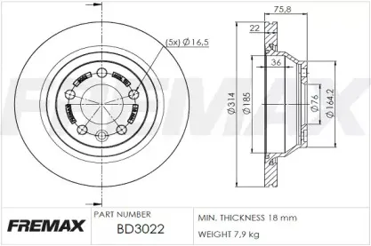 BD-3022 FREMAX