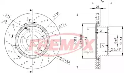 BD-3054 FREMAX Тормозной диск