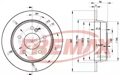 BD-3181 FREMAX Тормозной диск
