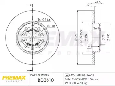 BD-3610 FREMAX