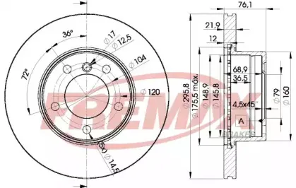 BD-4839 FREMAX Тормозной диск