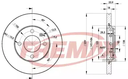 BD-5303 FREMAX Тормозной диск