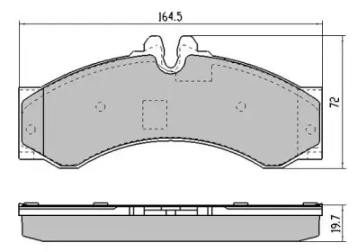 FBP-1059 FREMAX Комплект тормозных колодок, дисковый тормоз