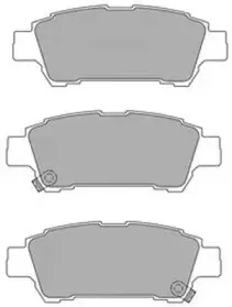 FBP-1543 FREMAX Комплект тормозных колодок, дисковый тормоз