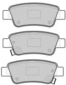FBP-1717 FREMAX Комплект тормозных колодок, дисковый тормоз
