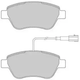 FBP-1726 FREMAX Комплект тормозных колодок, дисковый тормоз