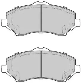 FBP-1727 FREMAX Комплект тормозных колодок, дисковый тормоз