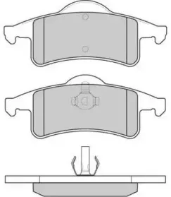 FBP-1733 FREMAX Комплект тормозных колодок, дисковый тормоз