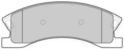 FBP-1734 FREMAX Комплект тормозных колодок, дисковый тормоз