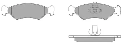 FBP-0681-01 FREMAX Комплект тормозных колодок, дисковый тормоз