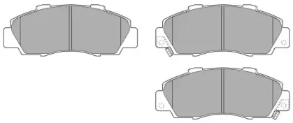FBP-0930 FREMAX Комплект тормозных колодок, дисковый тормоз