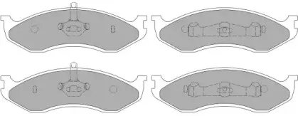 FBP-0986 FREMAX Комплект тормозных колодок, дисковый тормоз
