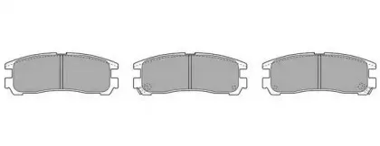 FBP-1591 FREMAX Комплект тормозных колодок, дисковый тормоз