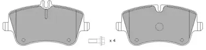 FBP-1181 FREMAX Комплект тормозных колодок, дисковый тормоз