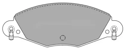 FBP-1193 FREMAX Комплект тормозных колодок, дисковый тормоз