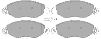 FBP-1203-01 FREMAX Комплект тормозных колодок, дисковый тормоз