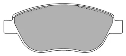 FBP-1219 FREMAX Комплект тормозных колодок, дисковый тормоз
