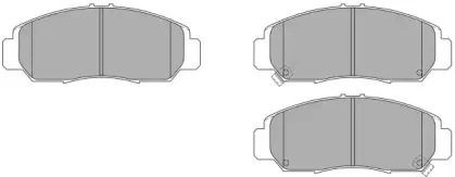 FBP-1313 FREMAX Комплект тормозных колодок, дисковый тормоз