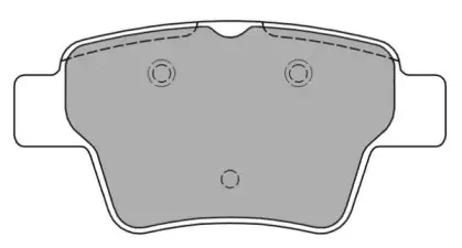FBP-1404 FREMAX Комплект тормозных колодок, дисковый тормоз