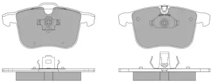 FBP-1410 FREMAX Комплект тормозных колодок, дисковый тормоз