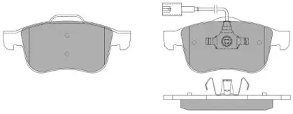 FBP-1473 FREMAX Комплект тормозных колодок, дисковый тормоз