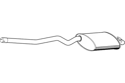P1583 FENNO Глушитель выхлопных газов конечный