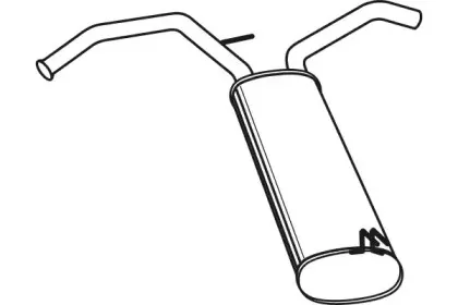 P1861 FENNO Глушитель выхлопных газов конечный