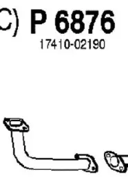 P6876 FENNO Труба выхлопного газа