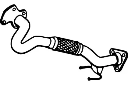 P7117 FENNO Труба выхлопного газа