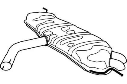 P7588 FENNO Глушитель выхлопных газов конечный