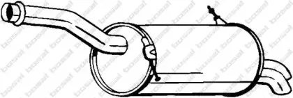 135-083 BOSAL Глушитель выхлопных газов конечный