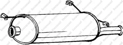 135-669 BOSAL Глушитель выхлопных газов конечный