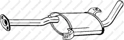 145-185 BOSAL Средний глушитель выхлопных газов