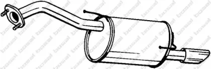 145-289 BOSAL Глушитель выхлопных газов конечный