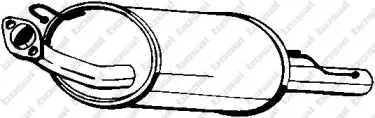145-341 BOSAL Глушитель выхлопных газов конечный