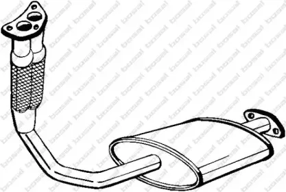 154-019 BOSAL Предглушитель выхлопных газов