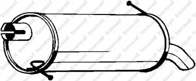 154-323 BOSAL Глушитель выхлопных газов конечный