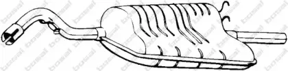 154-537 BOSAL Глушитель выхлопных газов конечный