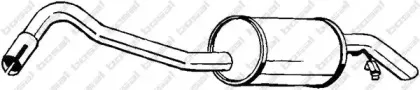154-919 BOSAL Глушитель выхлопных газов конечный